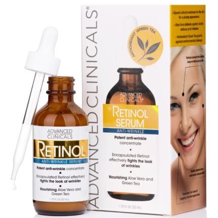 Advanced Clinicals Retinol Serum Concentrate for Face – Anti-Aging Serum