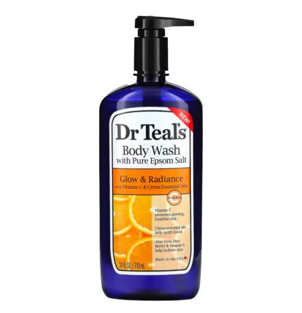 Dr Teal’s Glow & Radiance Body Wash with Vitamin C & Citrus Essential Oils
